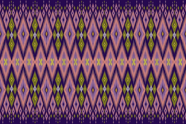 Seamless geometric ethnic asian oriental and tradition pattern design for texture and background