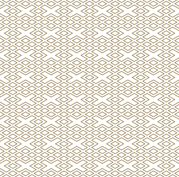 Seamless geometric pattern Average thickness lines Brown color