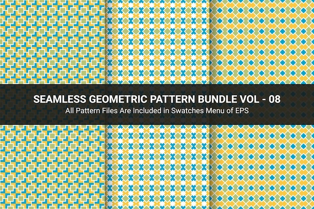 seamless geometric pattern bundle vol - 08