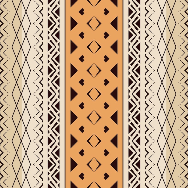 Seamless geometric pattern ethnic background