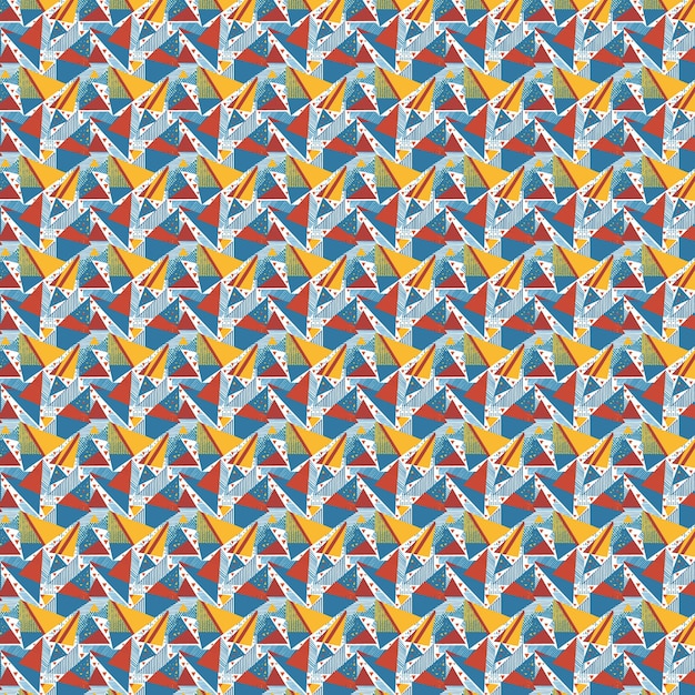 Seamless Geometric Pattern Vector Abstract Geometric Design for Adobe Illustrator