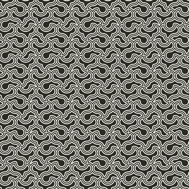 Seamless geometric pattern Vector illustration Black and white color