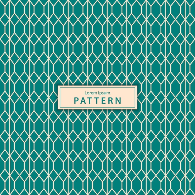 Seamless geometric pattern in vintage style