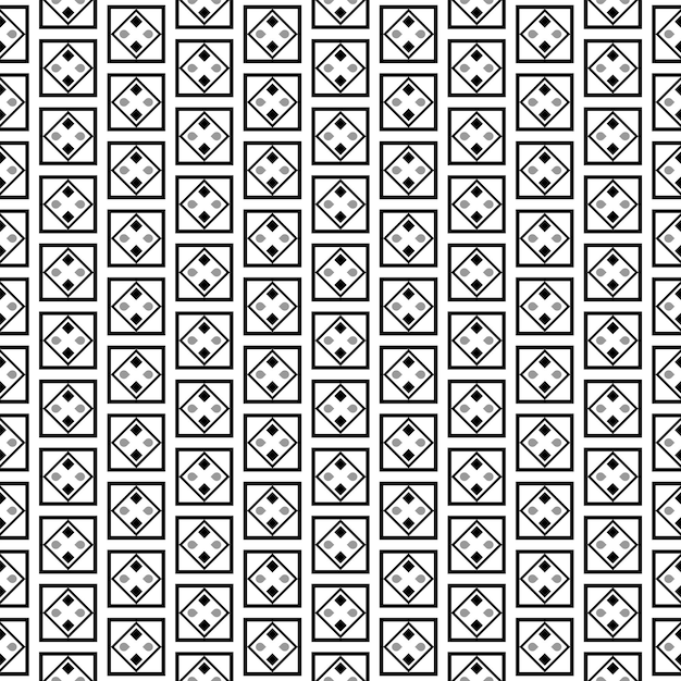 Seamless Geometric Pattern with Abstract Design