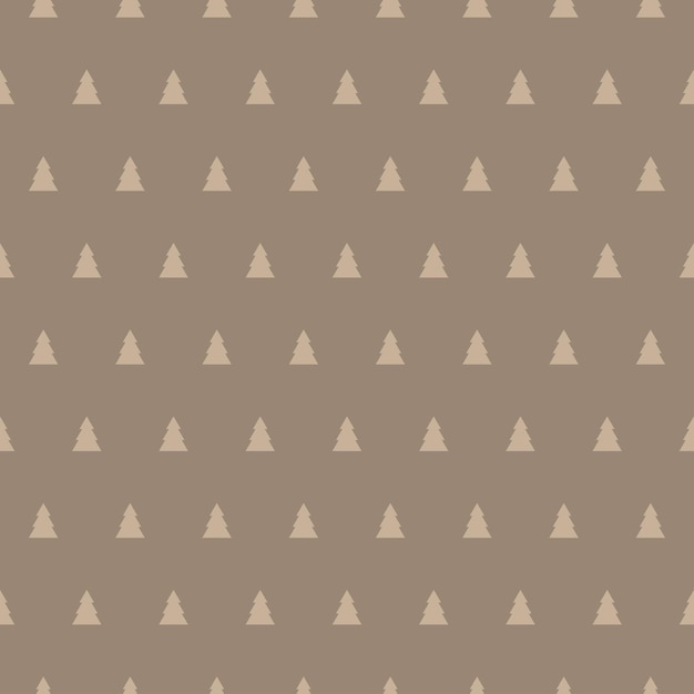 Seamless geometric pattern with Christmas trees