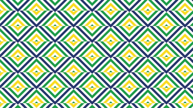 Seamless geometric pattern with triangles. Background pattern for Brazil Independence Day