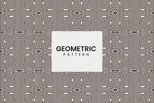 Seamless geometric shape lines pattern