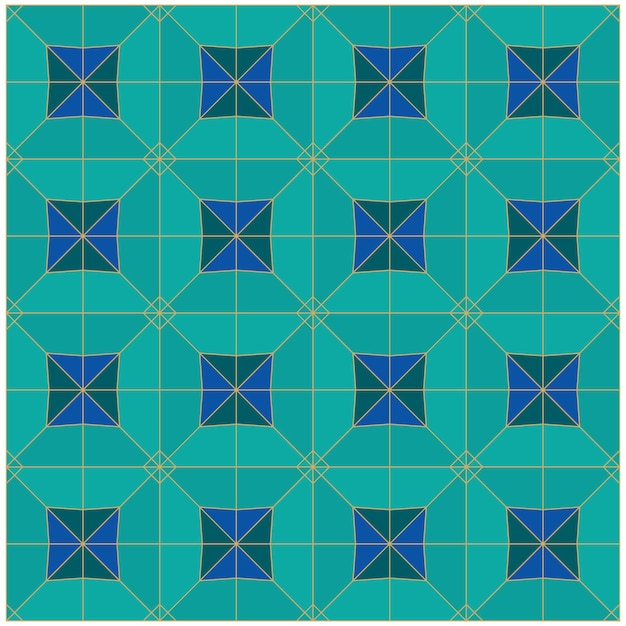 Seamless geometric vector squares repeatable grid texture vintage rectangle pattern background