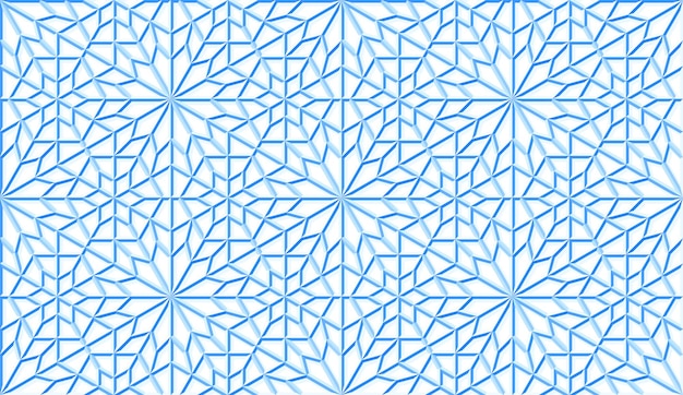 Seamless glassy pattern in authentic arabian style