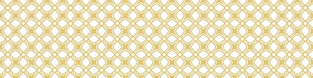 Seamless gold pattern on a white background Golden weave Illustration for backgrounds banners advertising and creative design