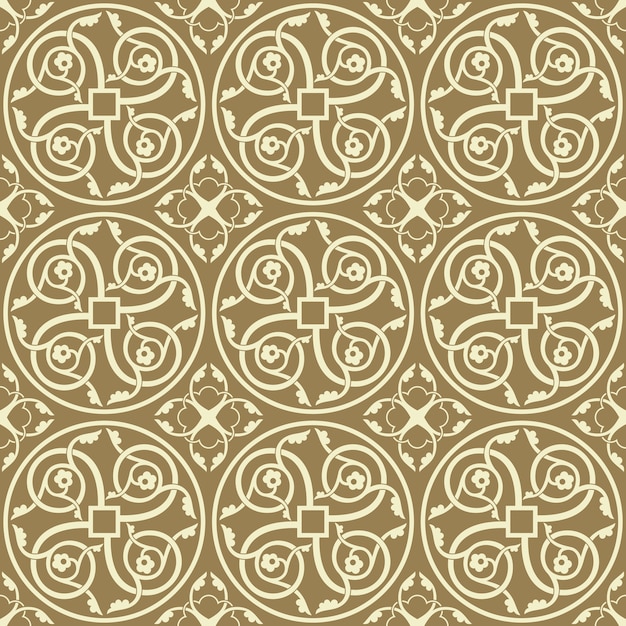 Seamless gothic vector pattern