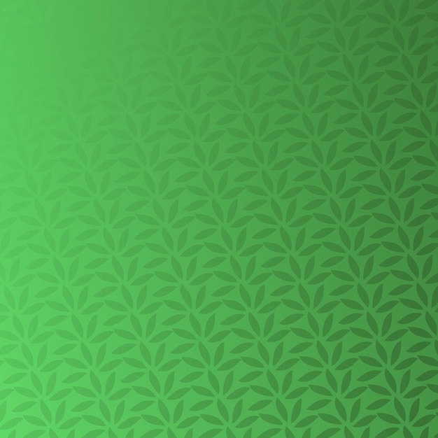 Seamless Green Leaves Pattern Background