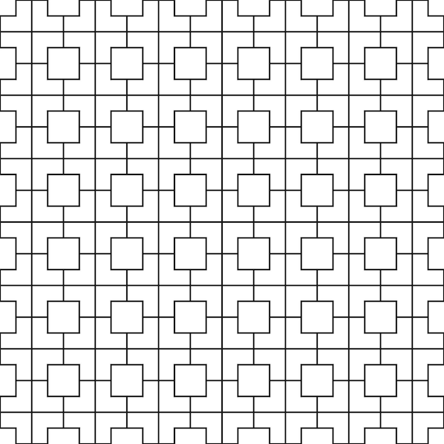 Seamless grid texture Vector geometric ornamental pattern