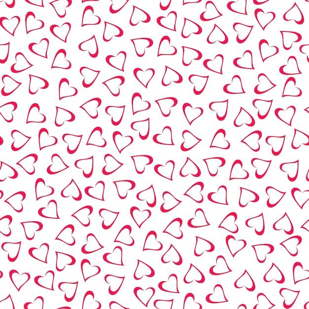 Seamless hearts pattern