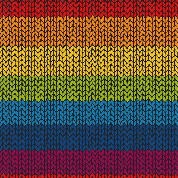 Seamless knitted background