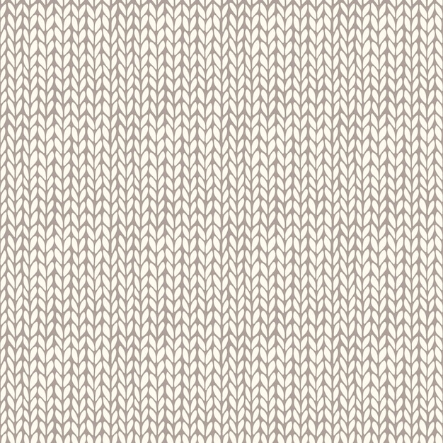 Seamless knitted hand drawn background