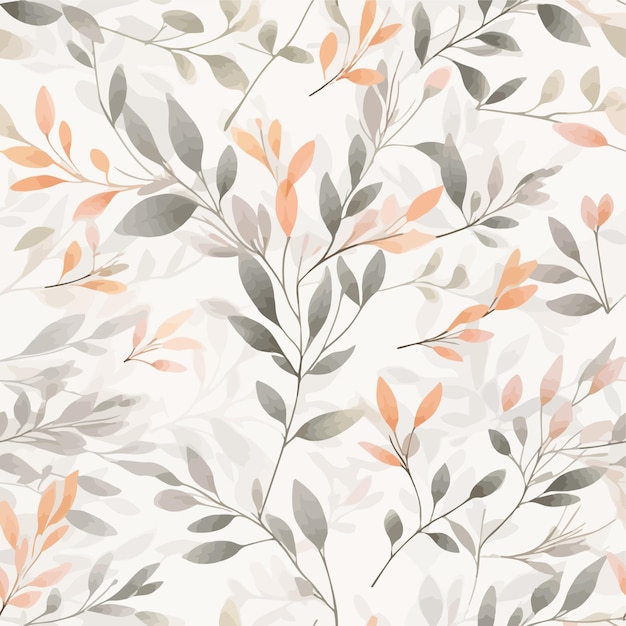 Seamless Leaf Pattern NatureInspired Design