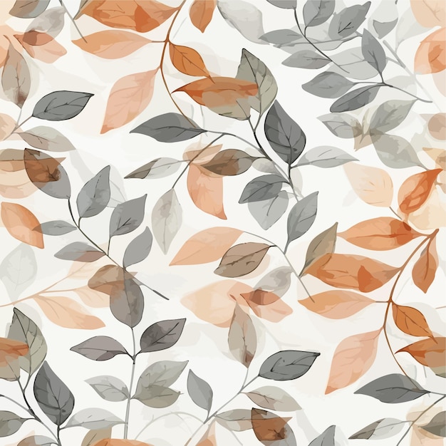 Seamless Leaf Pattern NatureInspired Design