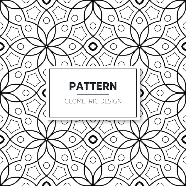 Seamless mandala islamic pattern. Vintage elements