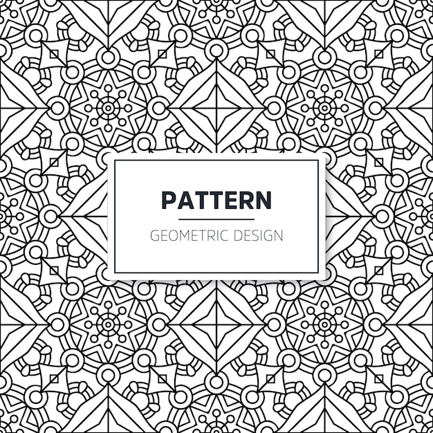 Seamless mandala pattern.