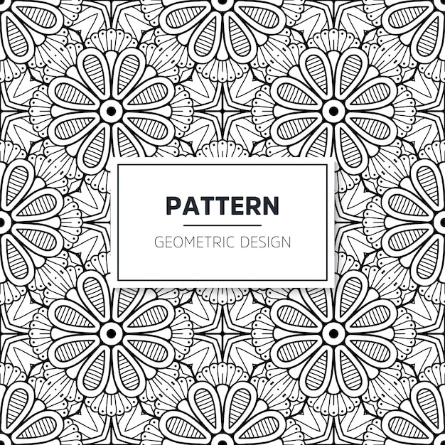 Seamless mandala pattern.