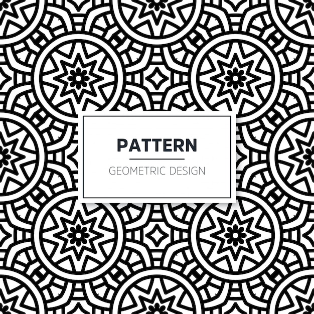 Seamless mandala pattern.