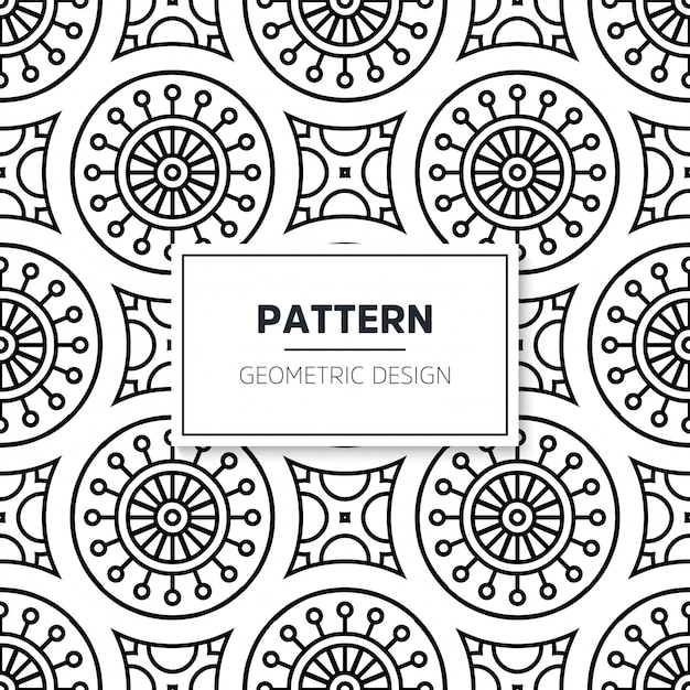 Seamless mandala pattern.