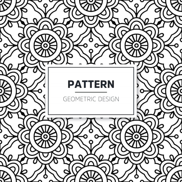 Seamless mandala pattern.