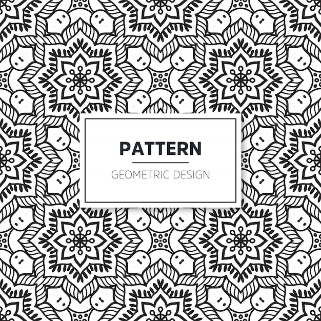 Seamless mandala pattern.