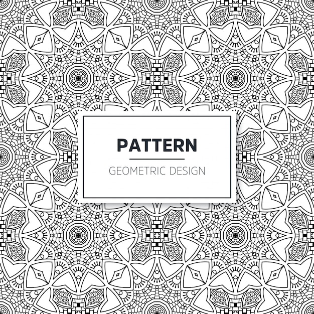 Seamless mandala pattern