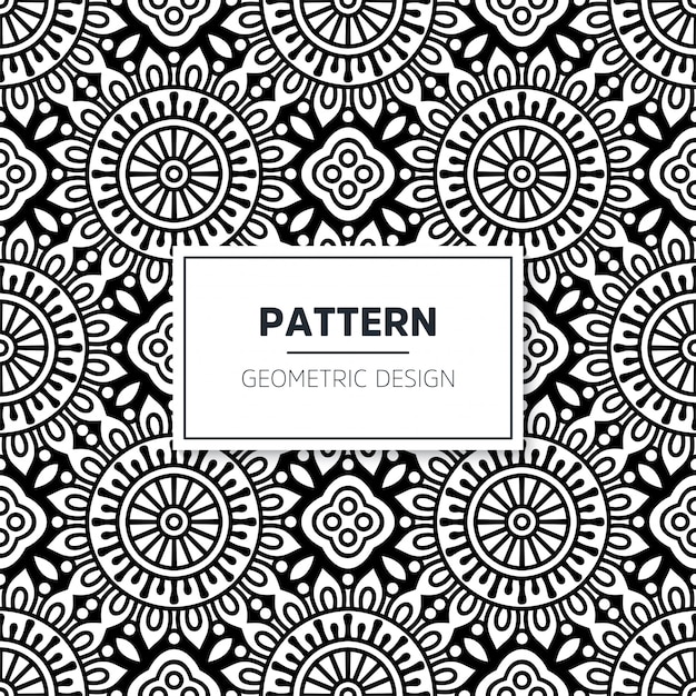 Seamless mandala pattern