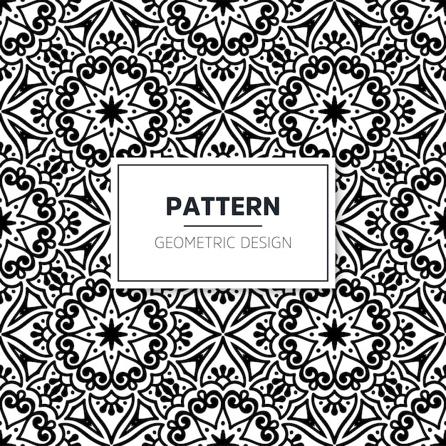 Seamless mandala pattern