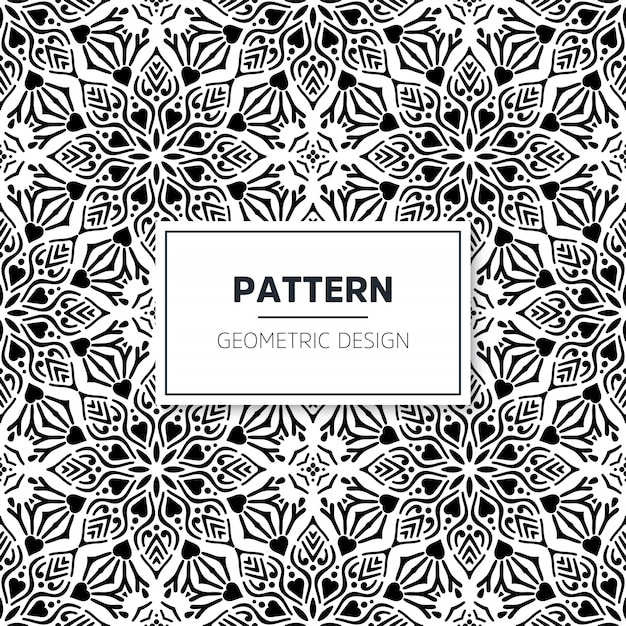 Seamless mandala pattern