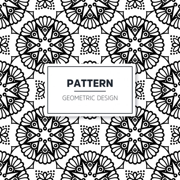 Seamless mandala pattern