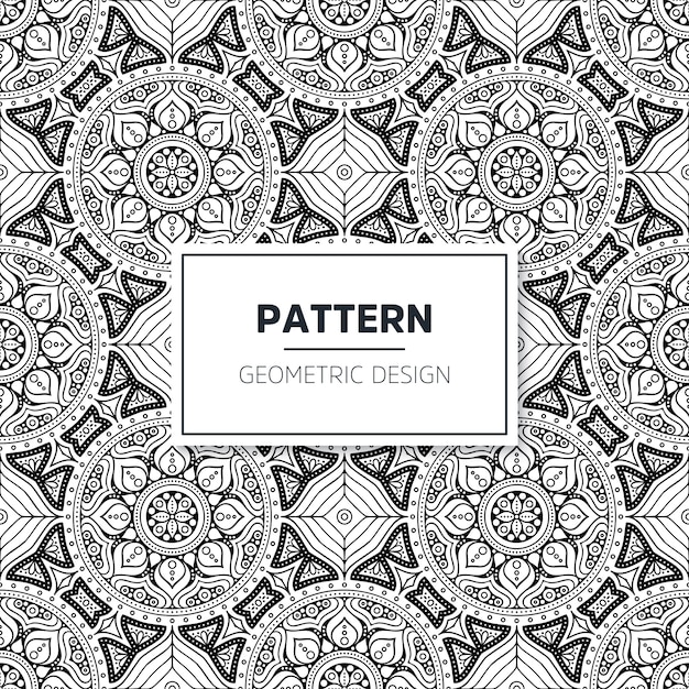 Seamless mandala pattern