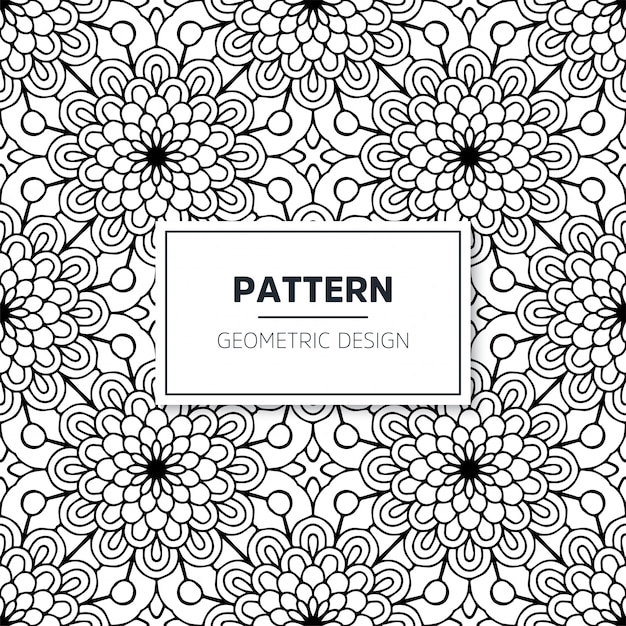 Seamless mandala pattern