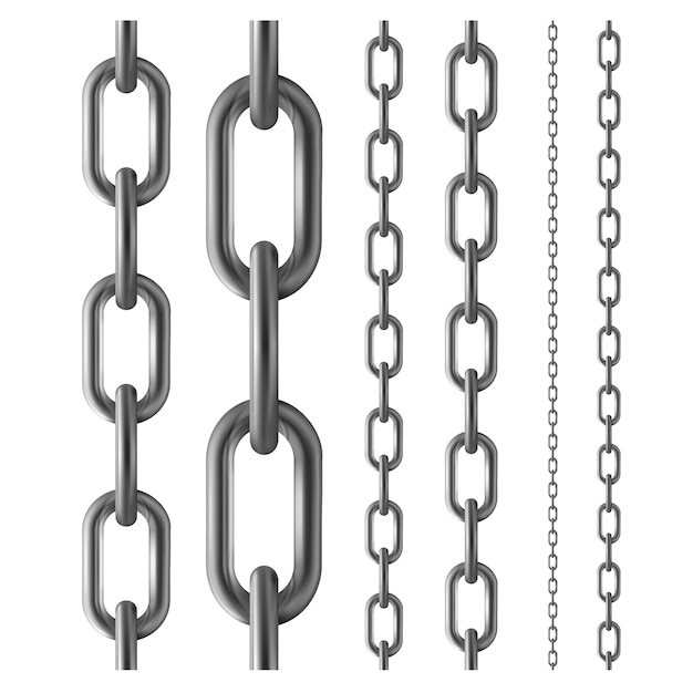 Seamless metal chain