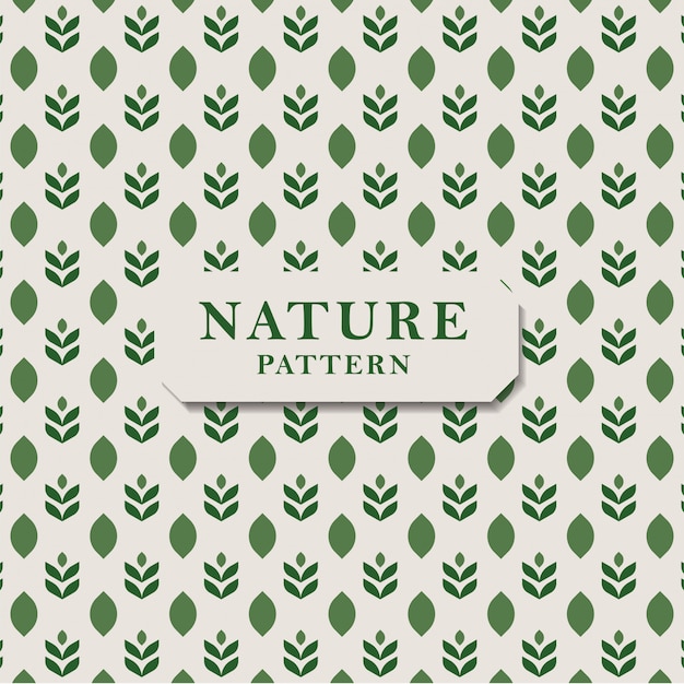 Seamless nature pattern with green leaves. Seamless texture. Leaves pattern  