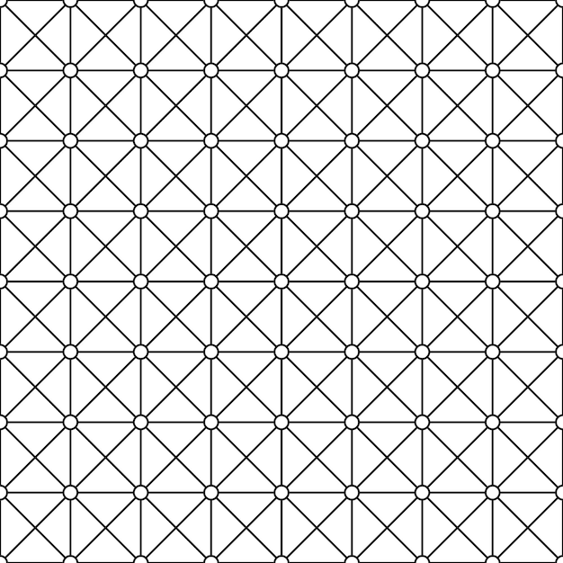 Seamless ornamental pattern simple design Vector geometric background