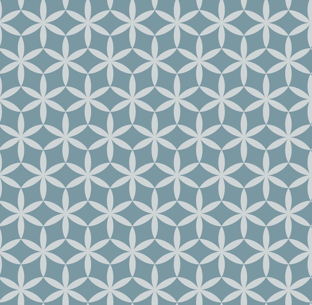 Seamless ornamental vector patterns on a colored background