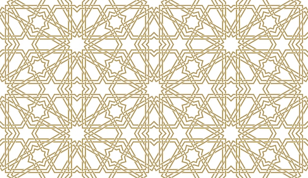 Seamless paper pattern in authentic arabian style