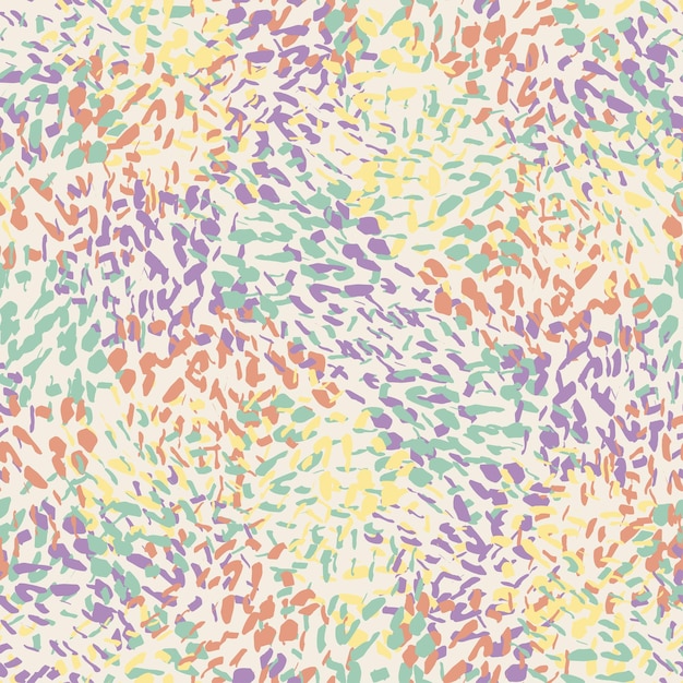 Seamless pastel camouflage from dot shape pattern background greeting card or fabric