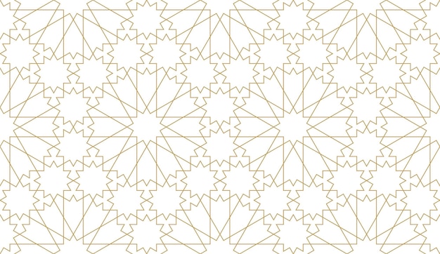 Seamless pattern in authentic arabian style.