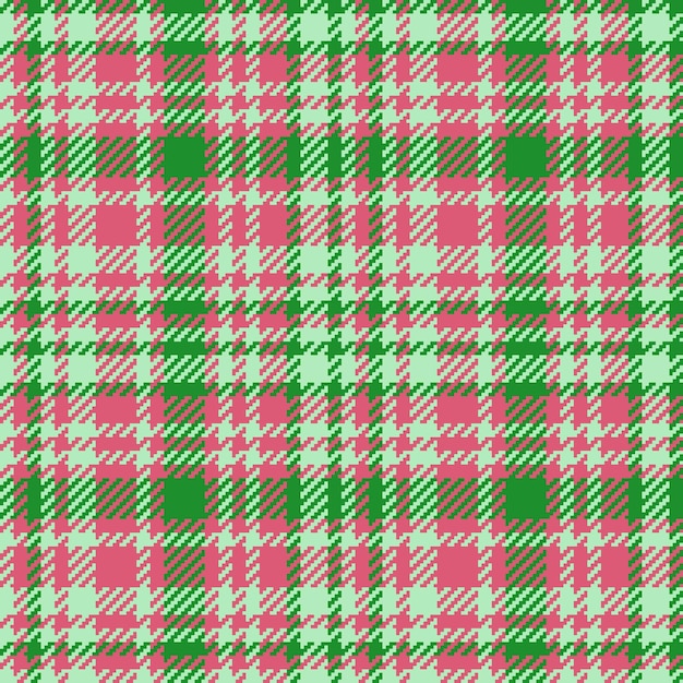 Seamless pattern background Fabric check textile Tartan texture vector plaid