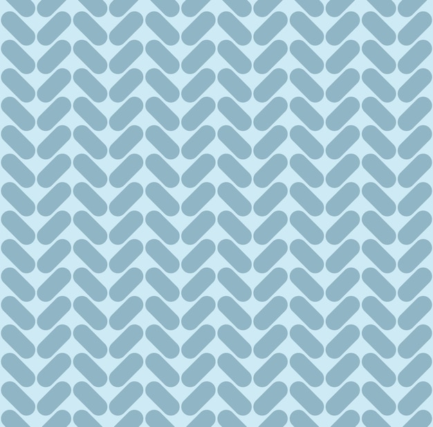 Seamless pattern of blue knitted texture