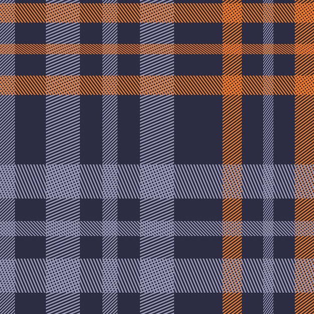 Seamless pattern check fabric texture