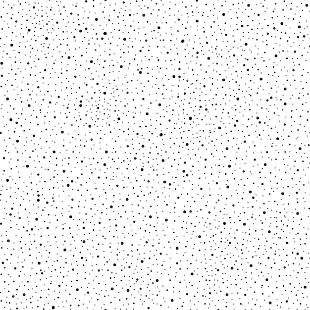 Seamless pattern, circles and dots of different sizes