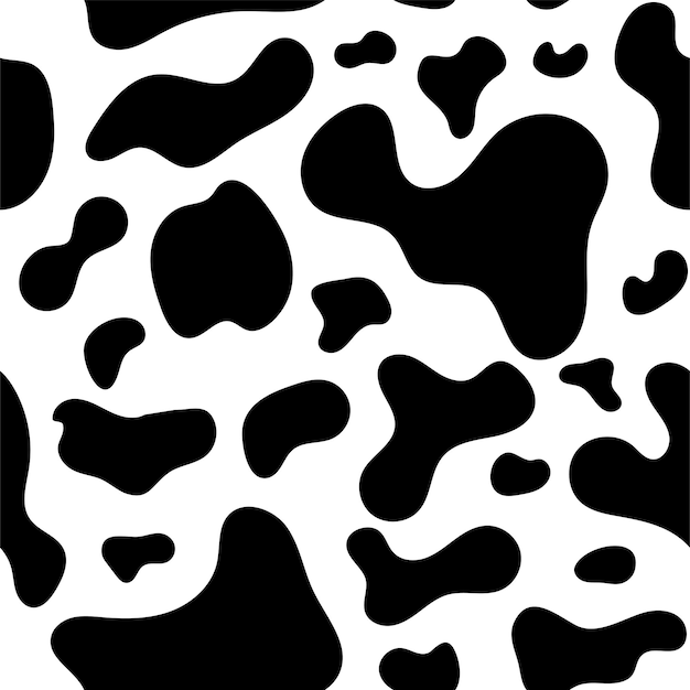 Seamless pattern cow skin