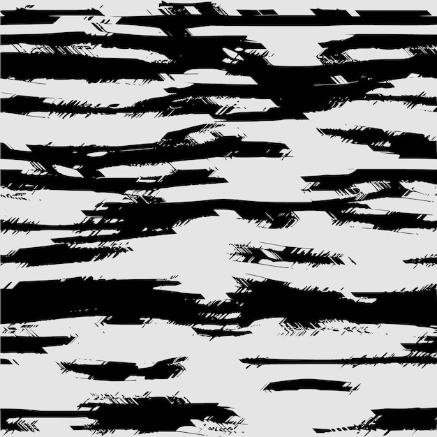 Seamless pattern, dark abstract shapes on a gray background, grunge style