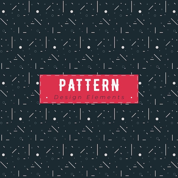 Seamless Pattern elements, pattern design